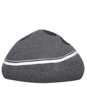 Kubki na szczoteczki do zębów - Ridder pojemnik na szczoteczki z konglomeratu LITTLE ROCK Dark 22190207 - miniaturka - grafika 1