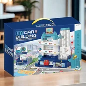 Zabawki zdalnie sterowane - PARKING TOR SAMOCHODOWY Z WINDĄ GARAZ ZJEZDZALNIA AUTA ZESTAW PREZENT - miniaturka - grafika 1