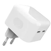 Ładowarki do telefonów - Winner Group Ładowarka sieciowa 2xUSB-C 35W 11152 Biała - miniaturka - grafika 1