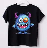 Koszulki dla chłopców - koszulka z potworem dla chłopca DD39 - miniaturka - grafika 1