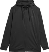 Bluzy męskie - Bluza męska 4F FNK M209 czarna 4FAW23TFSWM209 20S-S - miniaturka - grafika 1