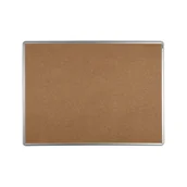 Tablice i flipcharty - ekoTAB Tablica tekstylna ekoTAB w aluminiowej ramie, 90 x 60 cm, brązowa 535103 - miniaturka - grafika 1