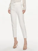 Spodnie damskie - Morgan Spodnie materiałowe 241-PBACI.F Écru Regular Fit - miniaturka - grafika 1