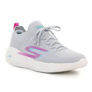 Buty Skechers Go Run Fast Brisk Day W 128186-LGPR szare - Buty sportowe damskie - miniaturka - grafika 1