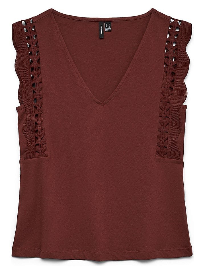 Vero Moda Bluzka w kolorze bordowym