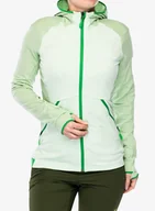 Bluzy sportowe damskie - Bluza polarowa damska Vaude Scopi Fleece Jacket - jade - miniaturka - grafika 1