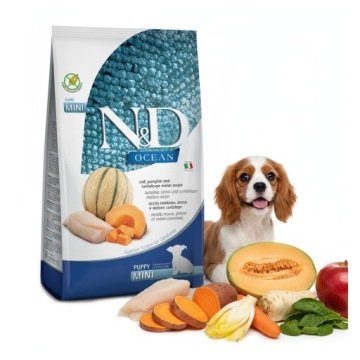 Farmina N&D Ocean Dog Puppy Mini cod pumpkin & cantaloupe melon 0,8 kg