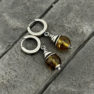 Kolczyki Bursztyn - Kolczyki - miniaturka - grafika 1