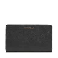 Portfele - Duży Portfel Damski Coccinelle E2 TBM 11 F3 01 Czarny - miniaturka - grafika 1