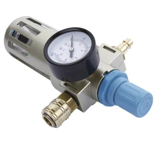 ZESTAW Regulator z Manometrem Odwadniacz Powietrza Filtr REDATS P-710 3/8" STD + wtyk + szybkozłączka - Akcesoria wulkanizacyjne - miniaturka - grafika 2