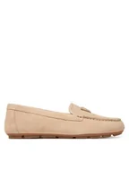 Półbuty damskie - Guess Lordsy FLJLILSUE14 Beżowy - miniaturka - grafika 1