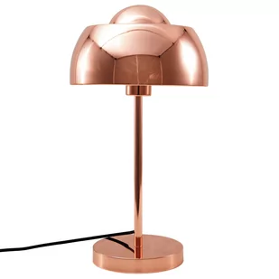 Beliani Lampa stołowa miedziana czerwień SENETTE - Lampy stojące - miniaturka - grafika 1