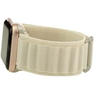 Akcesoria do smartwatchy - Pasek LUNA do Apple Watch 3/4/5/6/7/8/SE (42/44/45mm) Beżowy - miniaturka - grafika 1