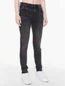 Spodnie damskie - Pepe Jeans Jeansy Regent PL204171 Czarny Skinny Fit - miniaturka - grafika 1