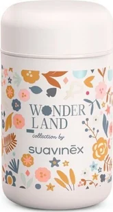 SUAVINEX - 402844-TERMOS NA POKARM 400ML/BEŻOWY LIBERTY/WONDERLAND - Miseczki i talerzyki dla dzieci - miniaturka - grafika 1