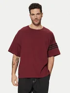 Koszulki męskie - adidas T-Shirt Neuclassics JC9934 Czerwony Regular Fit - miniaturka - grafika 1