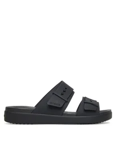 Crocs Klapki Brooklyn Buckle Low Low 211215 Czarny - Klapki i japonki damskie - miniaturka - grafika 1