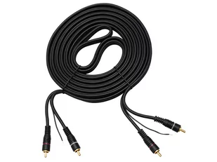 4457#                Przył.2xrca 6mm 10m złote + sterowanie - Kable - miniaturka - grafika 1