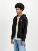 Bluzy męskie - Alpha Industries Bluza rozpinana z kapturem SL (118342) czarna [Rozmiar XL] - miniaturka - grafika 1