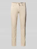 Spodnie męskie - Jeansy o kroju tapered fit z 5 kieszeniami model ‘Lyon’ - miniaturka - grafika 1