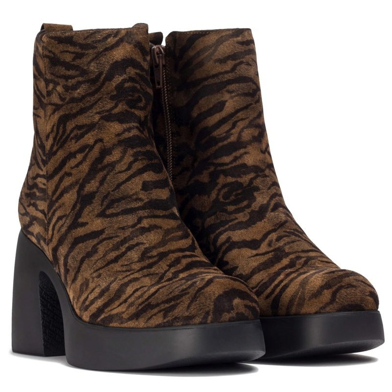 Botki damskie Wonders H-4981 ZEBRA TABAC R.37