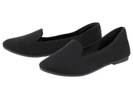 Baleriny - esmara® Baleriny damskie zwijane (Czarny, 36) - miniaturka - grafika 1