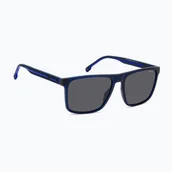 Okulary przeciwsłoneczne - Okulary przeciwsłoneczne męskie Carrera 8064/S matte blue/grey WYSYŁKA W 24H 30 DNI NA ZWROT - miniaturka - grafika 1