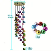 Inne - TEMU 1 Szt. Wietnijny 48 Dzwonów Wiatrów, 30-calowy Metal Miedziany I Drewno, Nie Potrzebna Bateria, Idealny Prezent Na Nowy Rok, Walentynki, Dzień - miniaturka - grafika 1