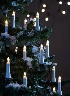 Bożonarodzeniowe Świeczki Na Choinkę 1M 16 Led 0,1W - Lampy ogrodowe - miniaturka - grafika 1