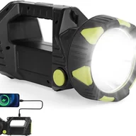 Latarki - Akumulatorowa latarka LED, superjasna z 8 trybami, przenośna latarka, latarka kempingowa - miniaturka - grafika 1