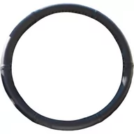 Akcesoria motoryzacyjne - CarPassion Pokrowiec na kierownicę Wheel L 39-41 cm | 50% RABATU W ZESTAWIE - miniaturka - grafika 1