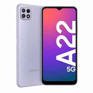 Samsung Galaxy A22 5G 4GB/64GB Dual Sim Fioletowy - Telefony komórkowe - miniaturka - grafika 1