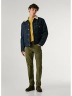 Spodnie męskie - Pepe Jeans Spodnie sztruksowe - Slim fit - w kolorze khaki - miniaturka - grafika 1