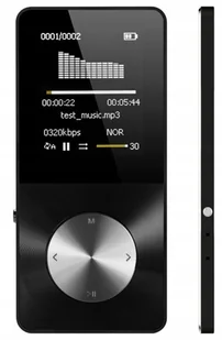 Odtwarzacz MP4 T1 16GB głośnik microSD MP3 czarny - Odtwarzacze MP3 - miniaturka - grafika 1