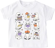 Koszulki dla dziewczynek - koszulka na Halloween dla dziecka - miniaturka - grafika 1