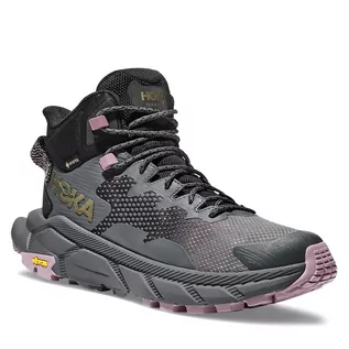 Buty trekkingowe damskie - Trekkingi Hoka Trail Code Gtx GORE-TEX 1123166 Black / Castlerock BCSTL - grafika 1