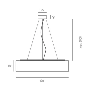 Molto Luce Lampa wisząca LED White Belt PD, 3000 K, biała - Lampy sufitowe - miniaturka - grafika 2