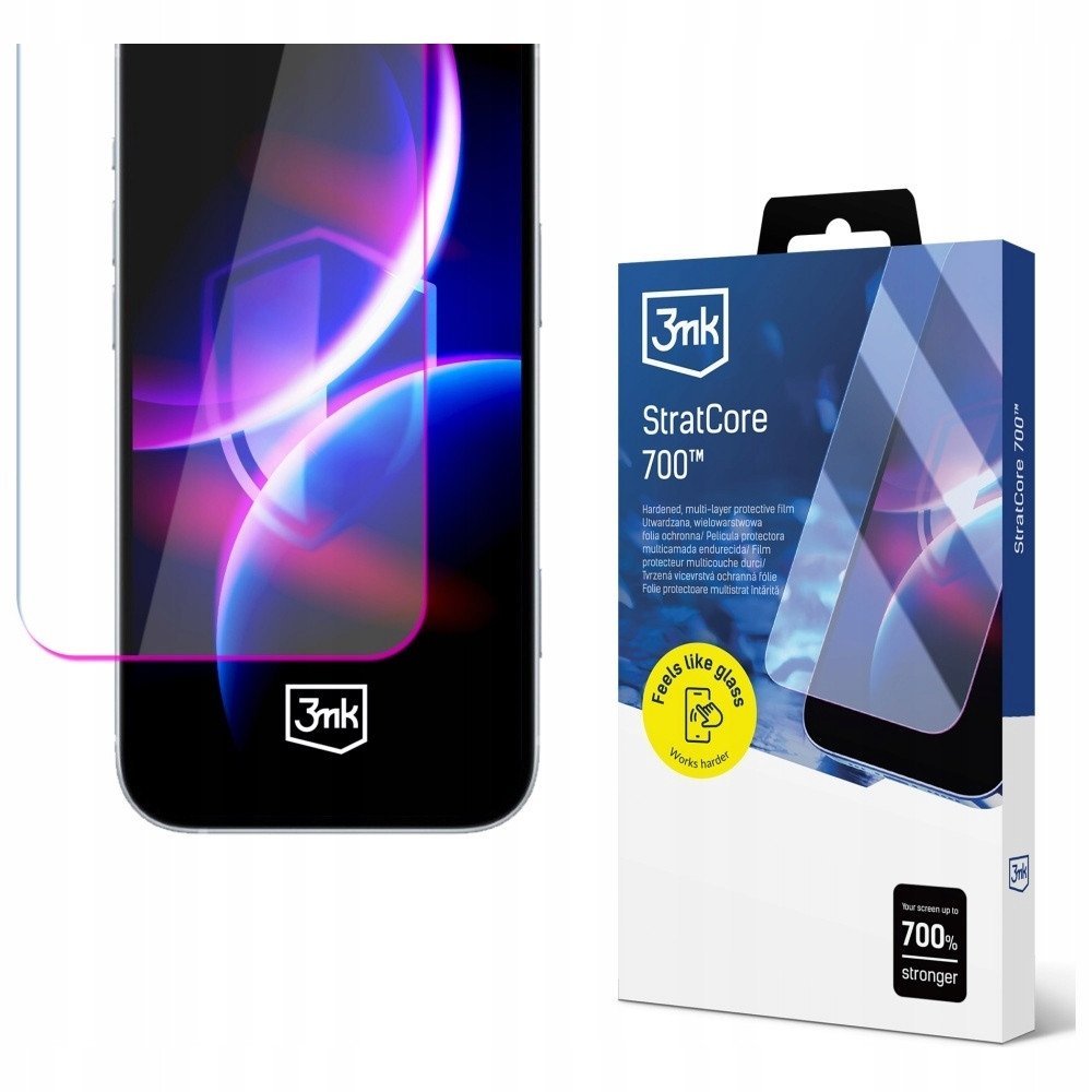 Folia wielowarstwowa 3MK StratCore700 do Apple iPhone 16E