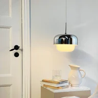 Lampy sufitowe - Dyberg Larsen Lampa wisząca Haipot, możliwość ściemniania, chromowy / srebrny, salon / jadalnia, metal, skandynawski - miniaturka - grafika 1