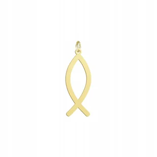 Zawieszka Złota Ryba Ichtys 925 Prezent Biżuteria Kobieta DEDYKACJA GRATIS - Wisiorki - miniaturka - grafika 1