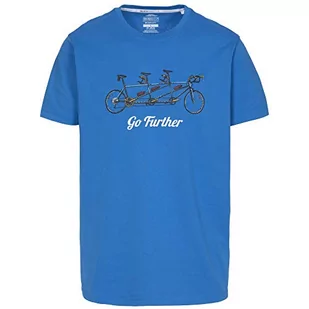 Trespass Męski T-shirt Hanks II z krótkim rękawem niebieski niebieski XS MATOTSO10016 - Koszulki męskie - miniaturka - grafika 1