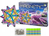 Klocki - Klocki Magnetyczne Pastelowe 96el. - miniaturka - grafika 1