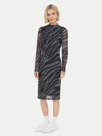 Sukienki - ONLY Sukienka codzienna Erica 15355845 Szary Regular Fit - miniaturka - grafika 1