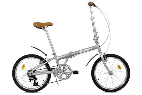 Składany rower FabricBike Alloy Frame Single Speed 3 kolory (Space Grey 7 SPEED W/Mudguard)