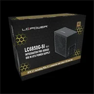 Zasilacze komputerowe - Netzteil ATX 3.1 LC-Power 850W/135mm 80+ Gold zertifiziert Voll Modular PCIe 5.1 Retail - miniaturka - grafika 1