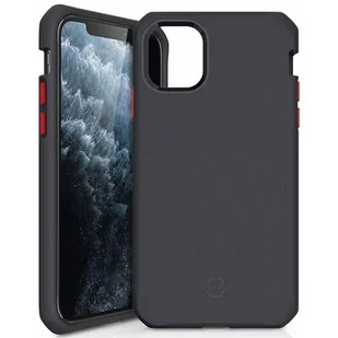 ItSkins Etui Supreme Solid do Apple iPhone 11 Pro/XS/X Czarno-czerwony - Etui i futerały do telefonów - miniaturka - grafika 1