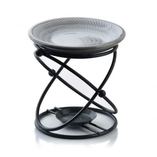 Kominek Na Olejek Metalowo Ceramiczny 10x10xh10cm Lumarko! - Aromaterapia - miniaturka - grafika 1