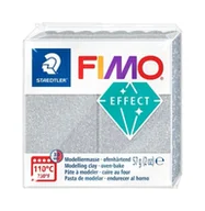 Masy plastyczne - Masa termoutwardzalna Fimo 57g srebrny błyszczący - Staedtler - miniaturka - grafika 1