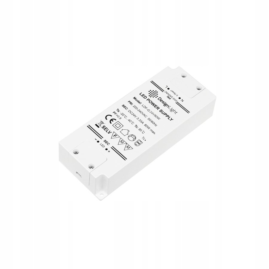 FORMAT Zasilacz Led 80W 24V Transor Meblowy Do Taśm Opraw Ledowych