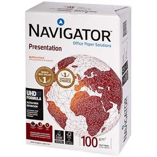 NAVIGATOR Navigator nav1024 wysokiej jakości papier do prezentacji dokumentów (100 G/M, format A3) 500 arkuszy białe NAV1003 - Papier do drukarek - miniaturka - grafika 1